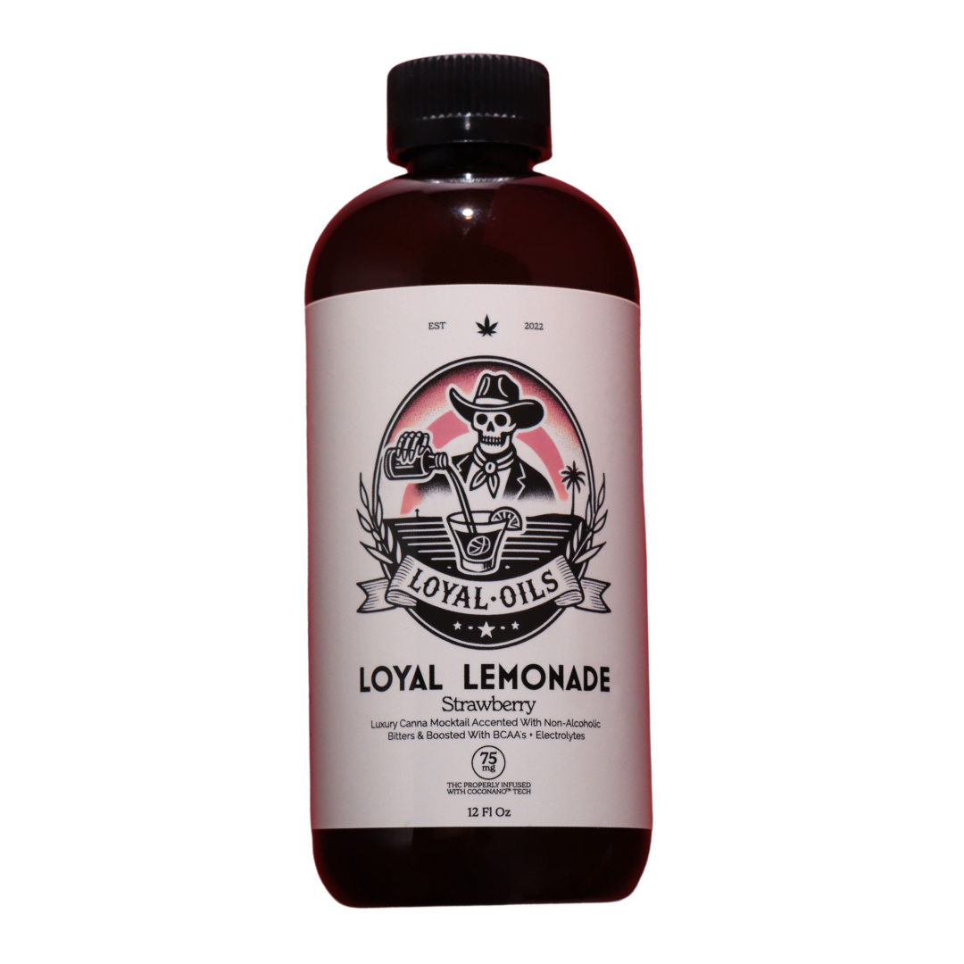 Loyal Oils | Lemonade | Coconano Infused | Delta 9 | Sugar Free | 75mg / Strawberry